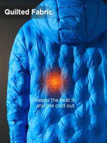 In My Nature 拉鏈開襟連帽外套 - 藍色 - 查看 3