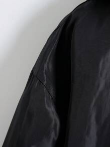 Tonåring Pojke Dragkedja Huva Vindjacka & byxor utan Tröja - Svart - Visa 5