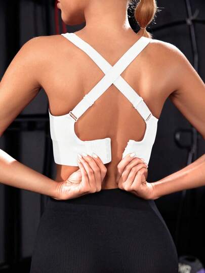 Powerista Crisscross Backless Crop Sports Tank Top