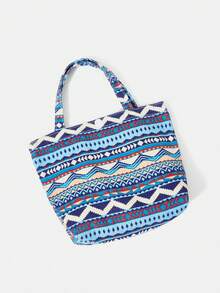 SHEIN VCAY Họa tiết Hình học Của phụ nữ Túi đeo vai - Nhiều màu - Xem 9