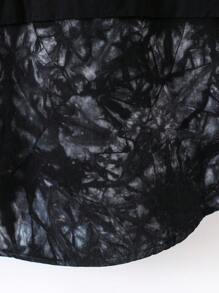 Young Boy Contrast Panel Flap Pocket Jacket - Black - View 7