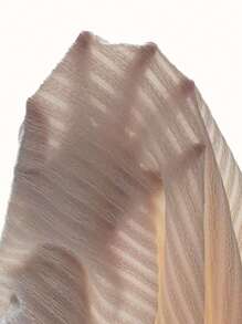 SHEIN Maternity Ruffle Trim Flounce Sleeve Sleep Top & Adjustable Waist Sleep Pants For Mother, Pajama Set - Beige - View 7