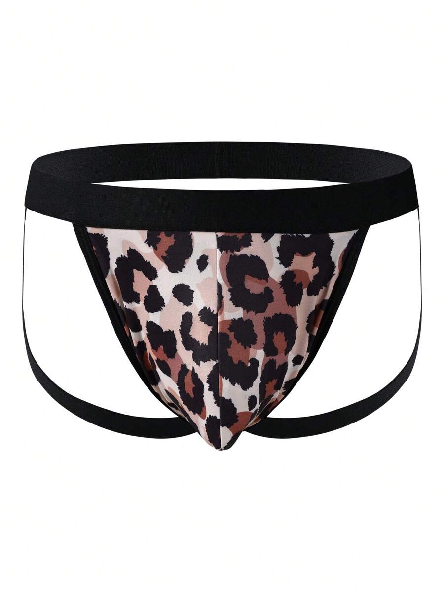Sous-vêtement Homme Sexy Taille Basse Imprimé Léopard - Culotte Bikini Sensuelle