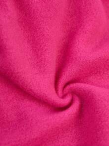 SHEIN Đứa bé gái Tay áo lồng đèn Đầm có mũ - Hồng - Xem 6