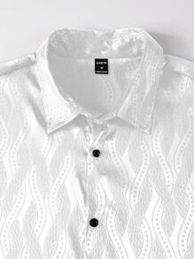 Manfinity AFTRDRK Hombres Camisa con estampado