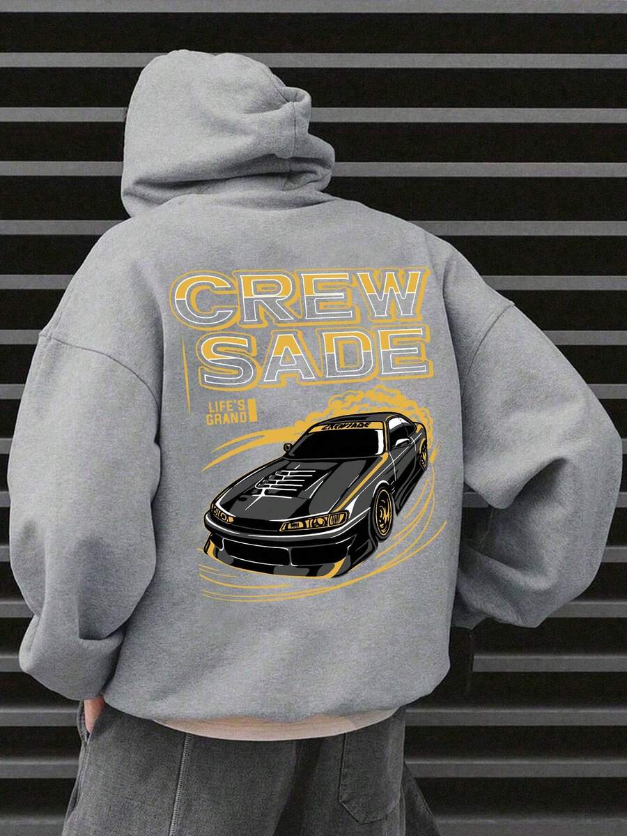 男士運動衫 - 灰色 - 查看 1