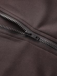 VARSITIE Thể thao Tennis Basic Mesh Splicing&Outdoors With JACKET Glowmode>Áo khoác thể thao nữÁo hoodie màu nâuÁo khoác màu nâu nữGlow Mode Women>Áo khoác thể thao nữ - màu nâu - Xem 6