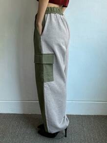 DAZY 翻蓋口袋貨物長褲