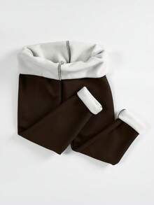 SHEIN Unity 打底褲 - 棕色 - 查看 3