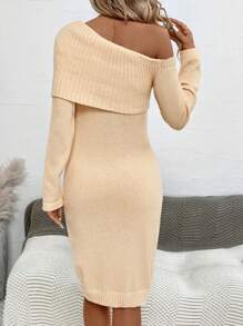 Chiquease Jersey De Vestir De Mujer - Rosa - Ver 2