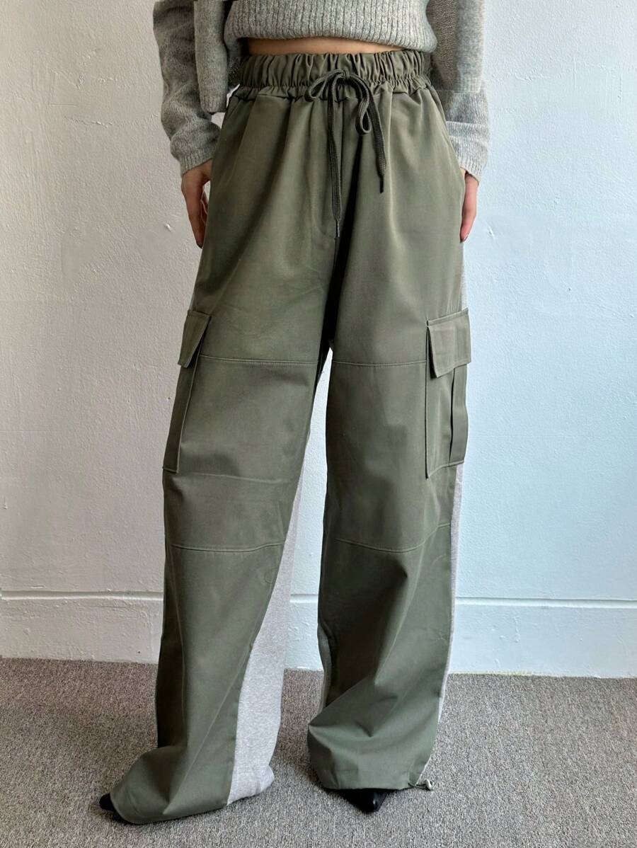 DAZY 翻蓋口袋貨物長褲