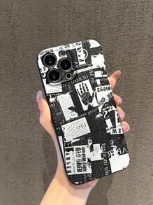 thegypsygoddess Newspaper Art Printed Phone Case - Multicolor - View 1