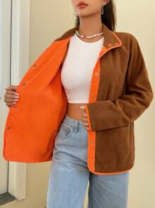 SHEIN EZwear Double-sided Women's Regular Jacket