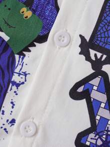 Baby Jungen Mantel mit Buchstaben Grafik