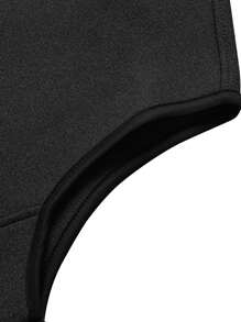 Men's Winter Zip-Up Stand Collar Casual Vest Jacket, For Golf - Black - View 3