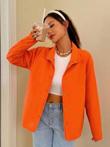 SHEIN EZwear Double-sided Women's Regular Jacket
