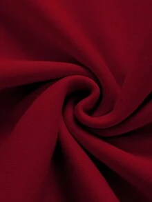 SHEIN EZwear 女士運動上衣 - 酒紅色 - 查看 6