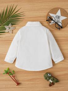 Baby Jungen Mantel mit Buchstaben Grafik