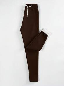 SHEIN Unity 打底褲 - 棕色 - 查看 4