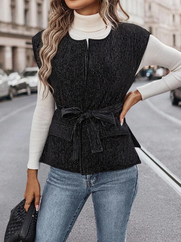 Women's Belted Parka Puffer Jacket Coat For Winter Clothes