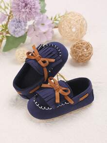 嬰兒樂福鞋平底鞋 - 藍色 - 查看 5