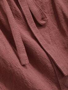 DAZY Women's Drawstring Sleepwear Bottoms - Redwood - View 8