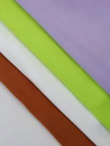 Calvaya 大碼4入組素色吊帶上衣 - 彩色 - 查看 5