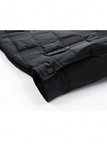 Áo khoác nam cổ bẻ cài cúc nhiều túi, có lớp lót giữ ấm. - màu đen - Xem 5