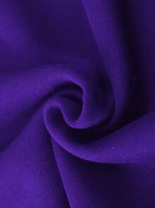 Manfinity Hypemode Men's Loose Fit Cartoon & Letter Print Drop Shoulder Sweatshirt - Purple - View 4