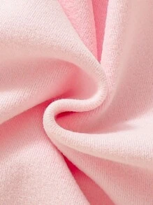 Baby Girls' Pink Cute Rabbit Embroidery 2pcs/set Autumn/winter Comfortable Warm Home Clothes - Multicolor - View 3