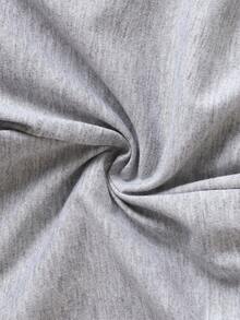 Boys Letter Patched Detail Contrast Tape Sweatpants - Multicolor - View 4