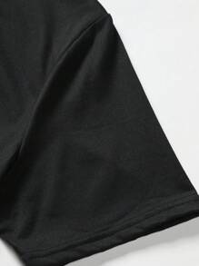 Manfinity EMRG 男士印花t恤 - 黑色 - 查看 6