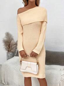 Chiquease Jersey De Vestir De Mujer - Rosa - Ver 3