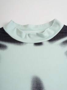 INAWLY Women's Body Heat Map Printed Dress - Black - View 5