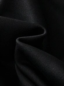 SHEIN Tween男孩連帽拉鍊設計運動衫 - 黑色 - 查看 3