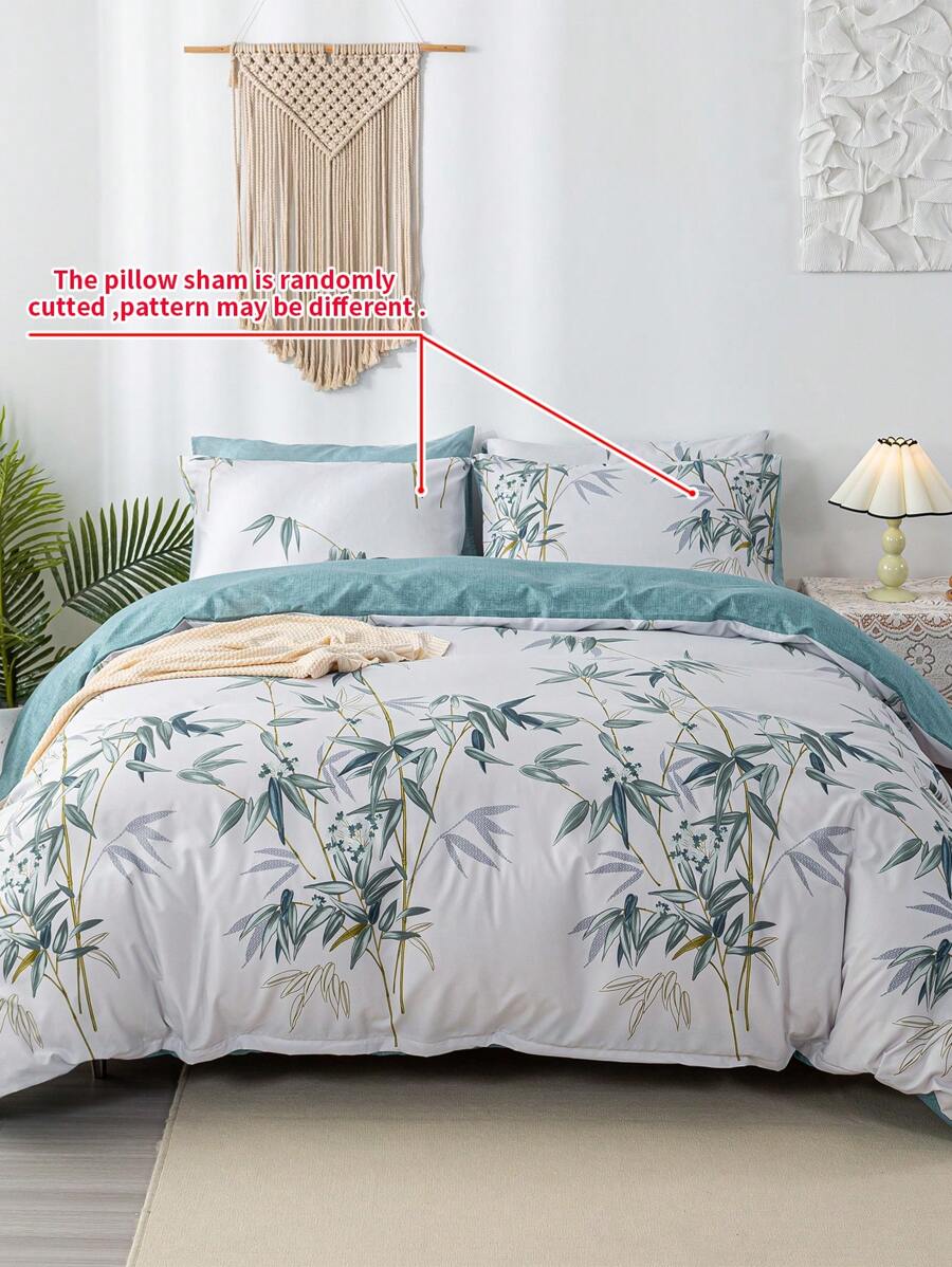 Bộ vỏ chăn hình bông hoa không có chất làm đầy - Nhiều màu - Xem 1