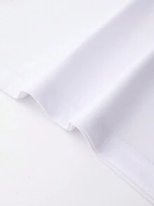 INAWLY Camiseta tipo crop top con estampado de corazón, camisetas gráficas para mujeres - Blanco - Ver 3