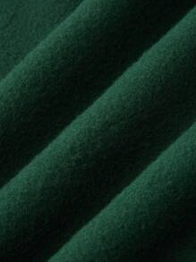 Manfinity Homme 男士前拉鍊連帽運動服帶運動褲 - 墨綠色 - 查看 3