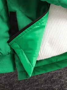 幼兒男童用2入組保暖軟舒適背包,冬季服裝 - 綠色 - 查看 6