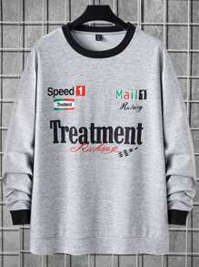 Manfinity Homme Sudadera Con Mangas Largas
