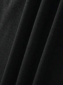 SHEIN 女式字母印花 T 恤耶稣之路真理生活图案 T 恤女式上衣 - 黑色 - 查看 4