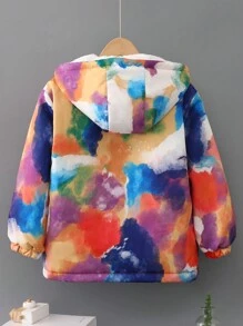 Tween Boy 加厚连帽棉服外套 - 彩色 - 查看 2