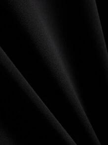 Manfinity Homme 男士純色polo衫 - 黑色 - 查看 3