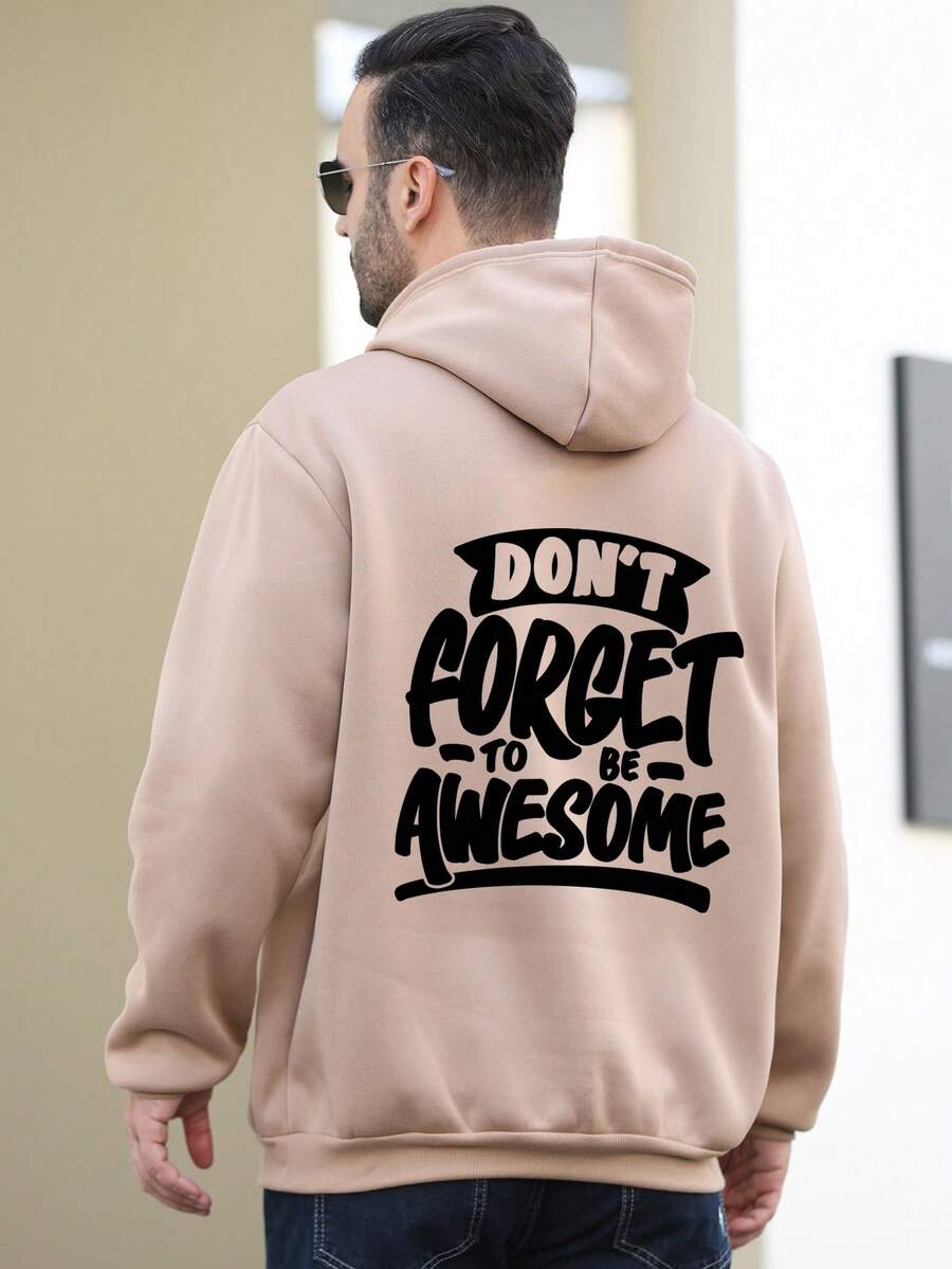 Sudadera Con Capucha Y Forro Polar Para Hombre - Café integral - Ver 1