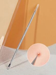 LAMEILA 不銹鋼粉刺針,角釘粉刺針,黑頭粉刺去除,粉刺去除工具 - 銀色 - 查看 1