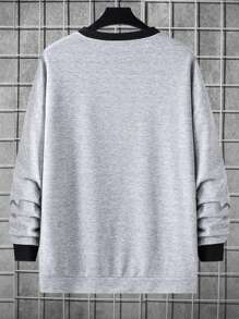 Manfinity Homme Sudadera Con Mangas Largas
