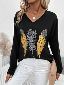 SHEIN LUNE T恤 - 黑色 - 查看 6