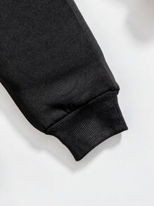 SHEIN 男童保暖长裤 - 黑色 - 查看 5