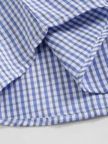 Manfinity Mode 男士格紋長袖襯衫 - 彩色 - 查看 4