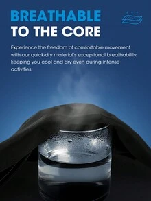 Men Christmas Print Tee - Black - View 8